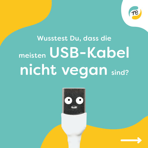 Are USB cables vegan?