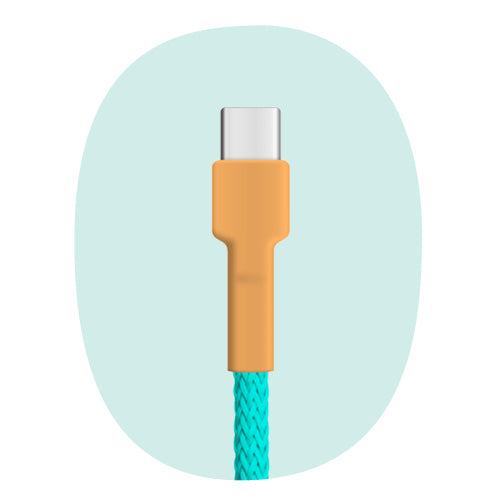 USB Type C Stecker orange beim recable - Wie repariere ich ein recable USB-C-Kabel? Anleitung