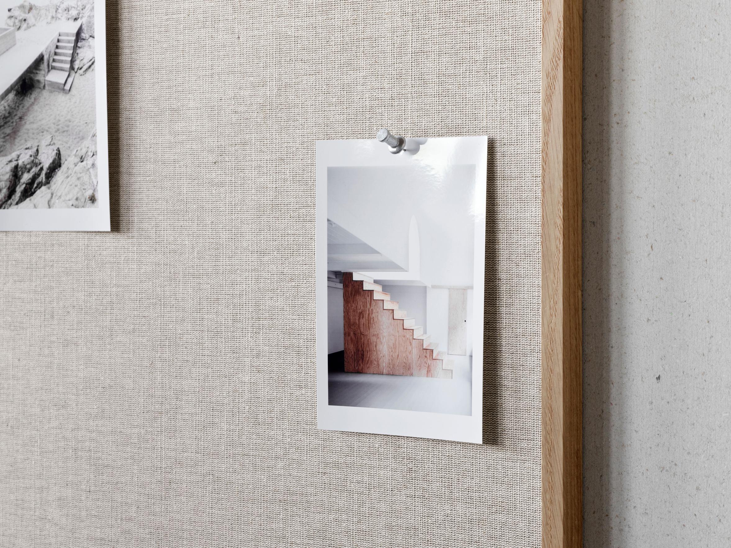 Lintex Solid Wood Linen Noticeboard