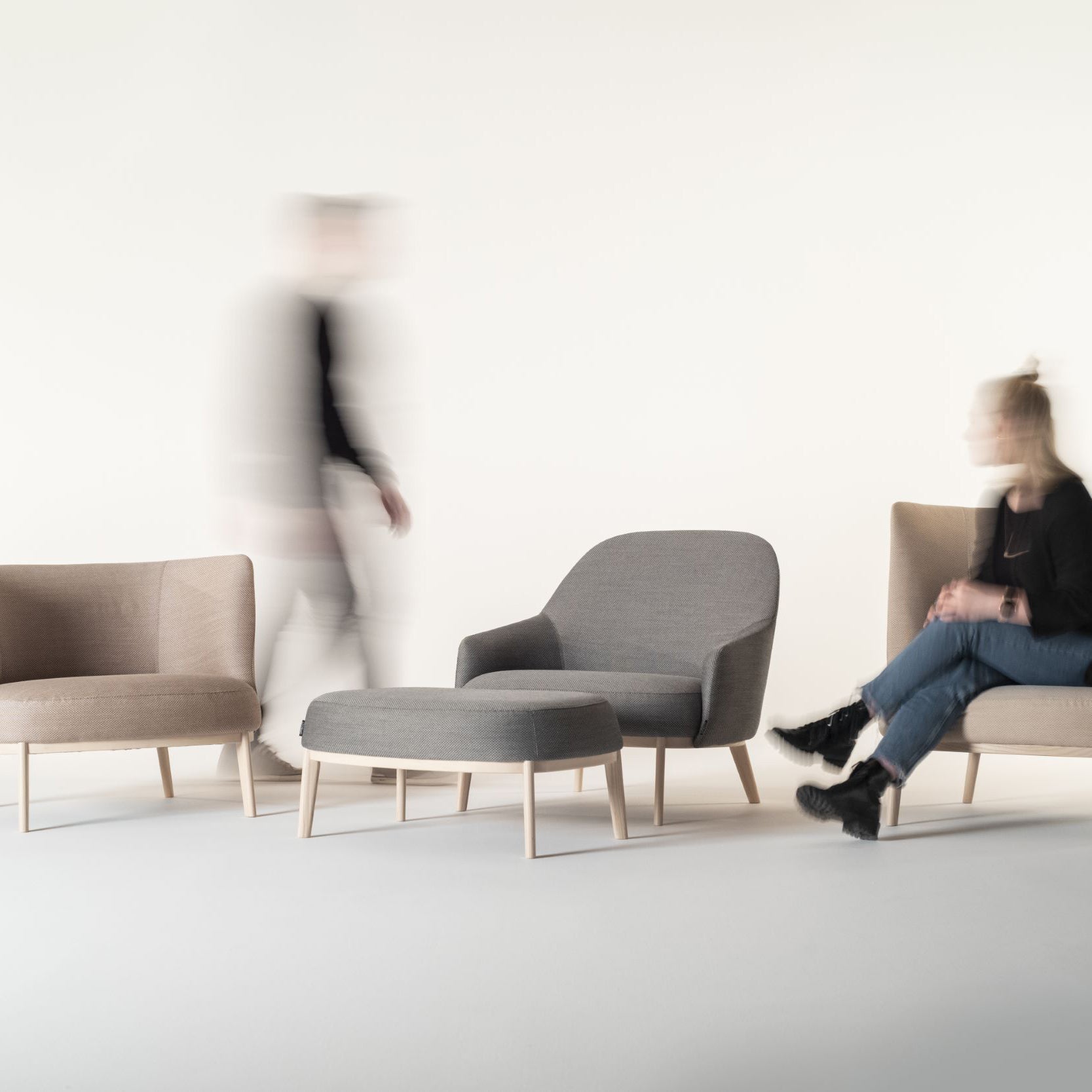 Offecct Shift Wood Low Easy Chair