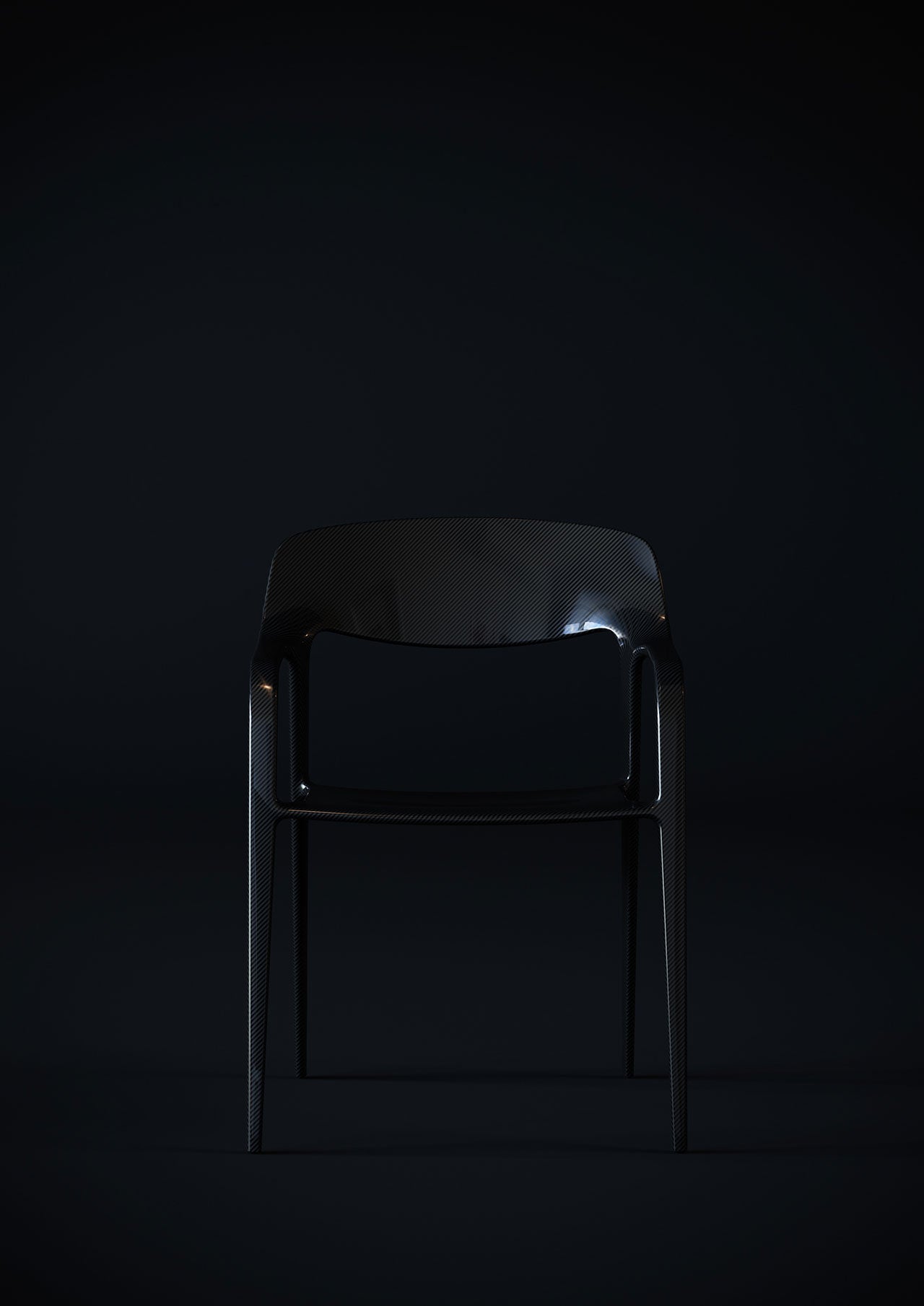 Actiu Karbon Chair Carbon Fibre Metallic Finish