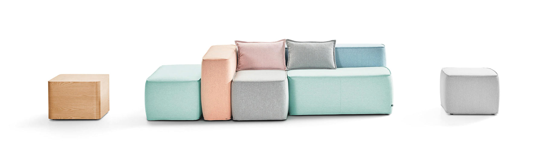 Derlot Editions Tetromino Soft Modular Seating System