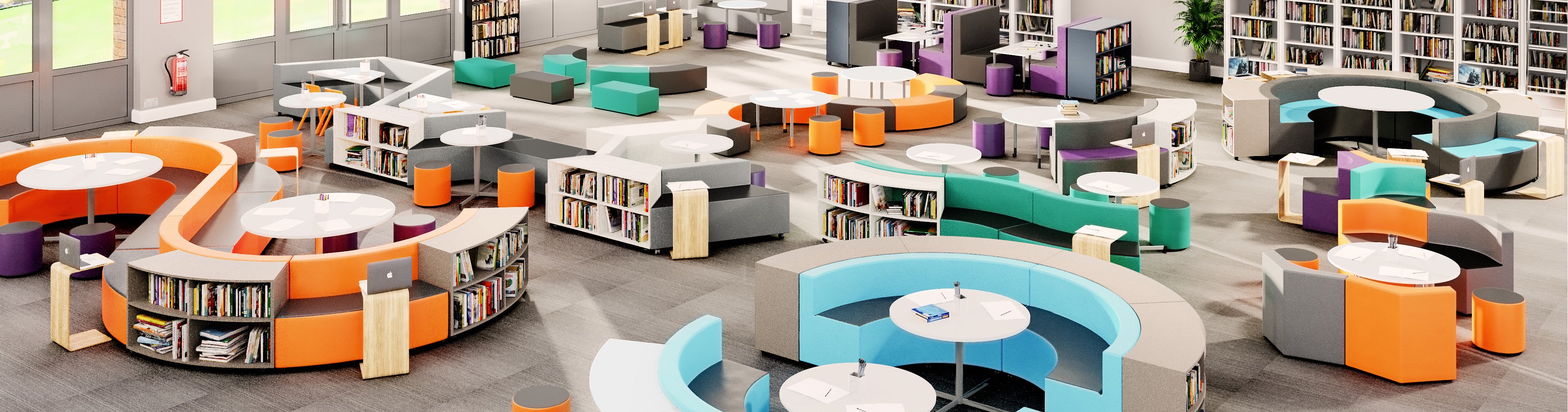 Sebel S-Curve Modular Education Seating