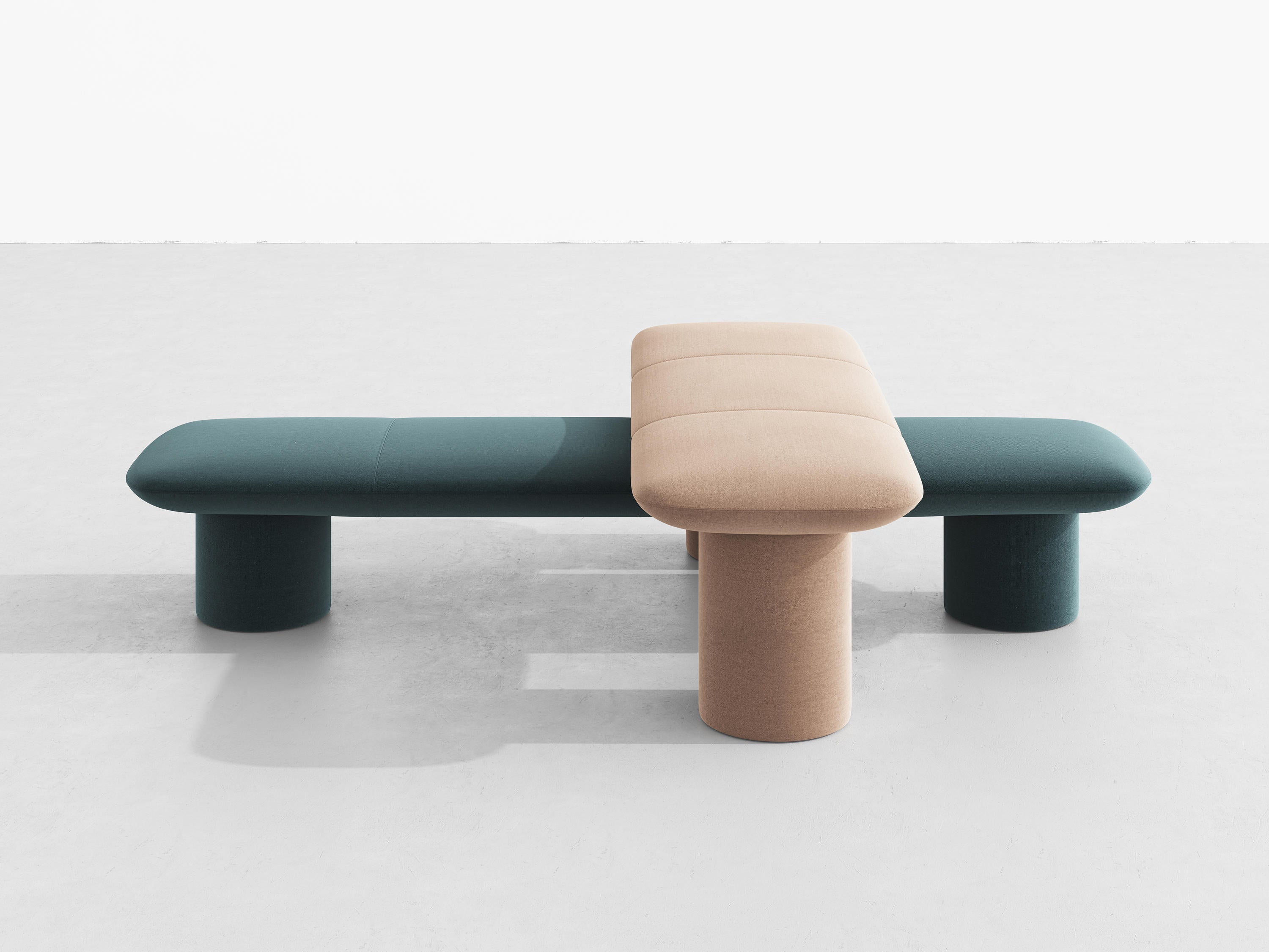 +Halle Levels Modular Bench Seating