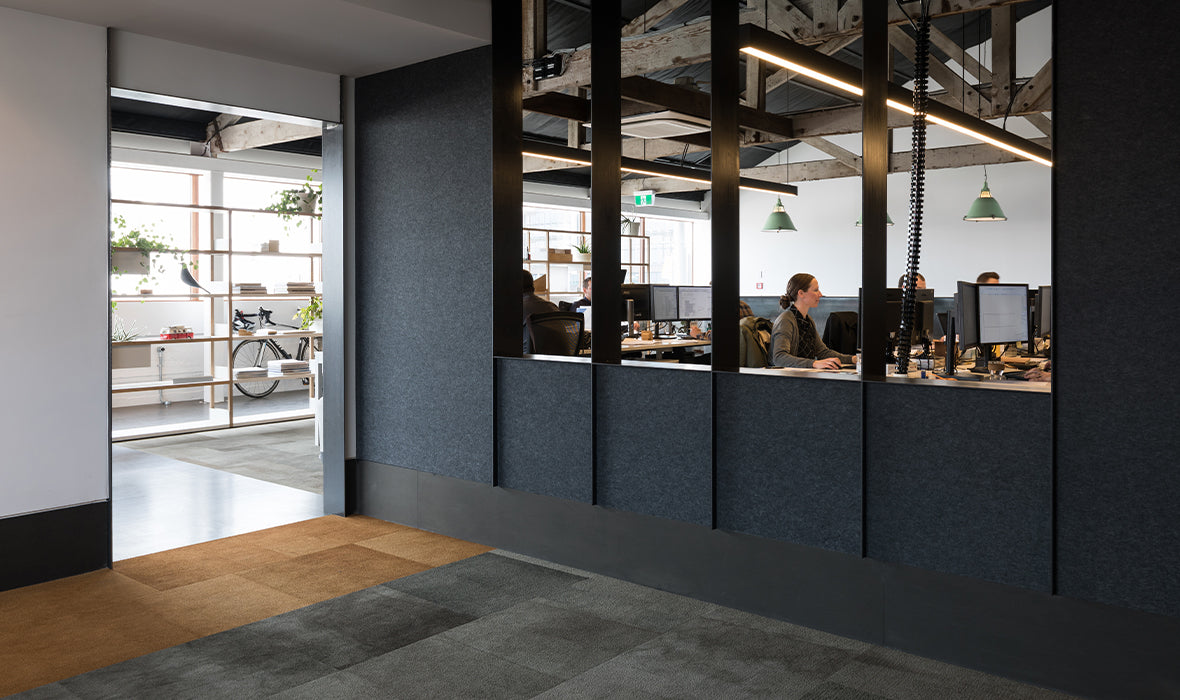 Autex Cube Acoustic Panels Seating Area