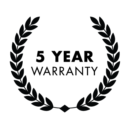 5 Year Warranty