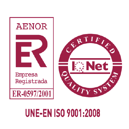 AENOR ISO 9001 Certificate