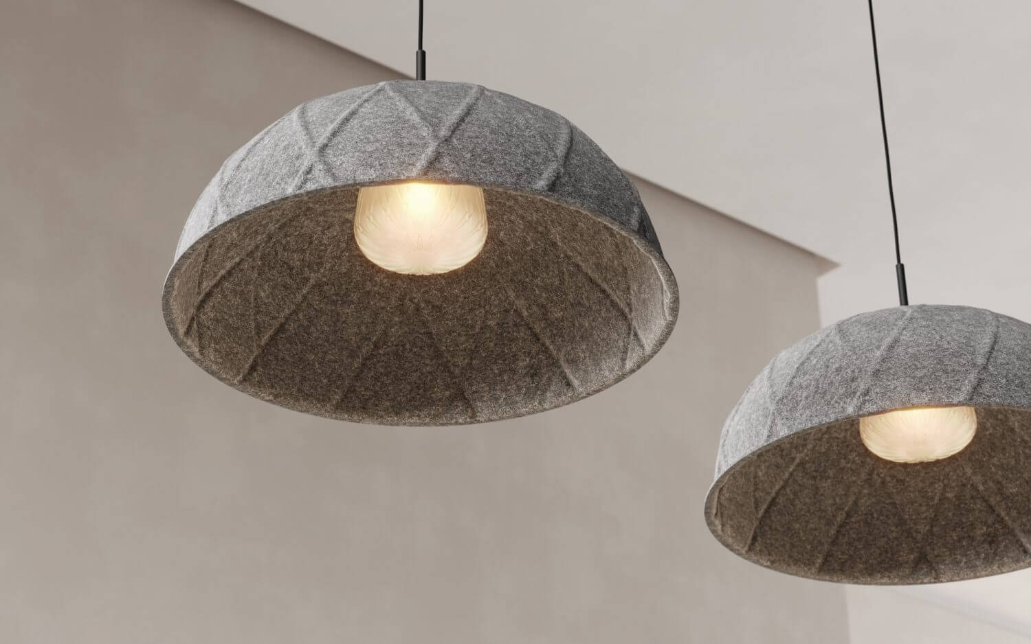 Luxxbox Georgina Lighting Acoustic Lamp Shade