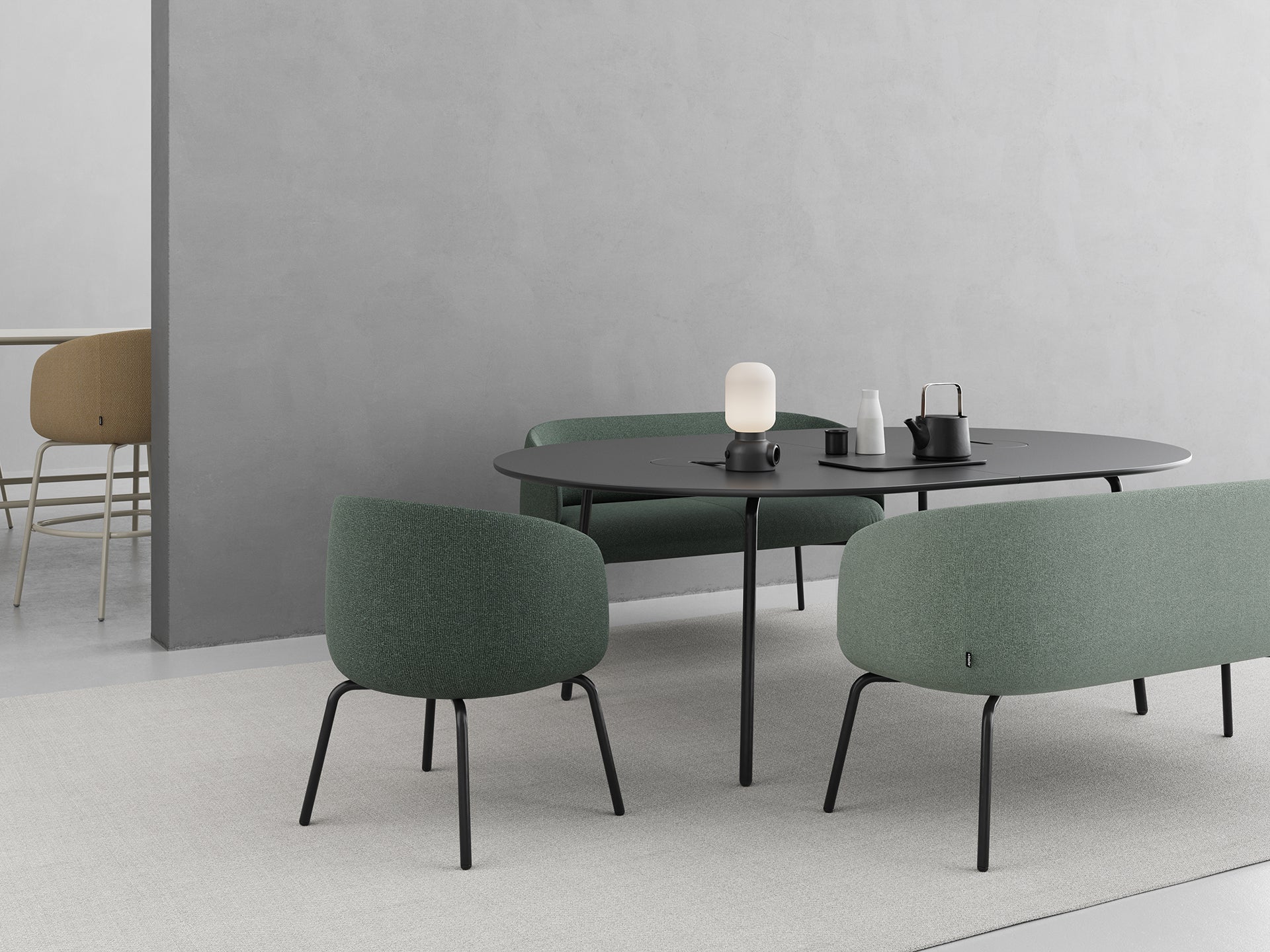 +Halle Low Nest Meeting Table