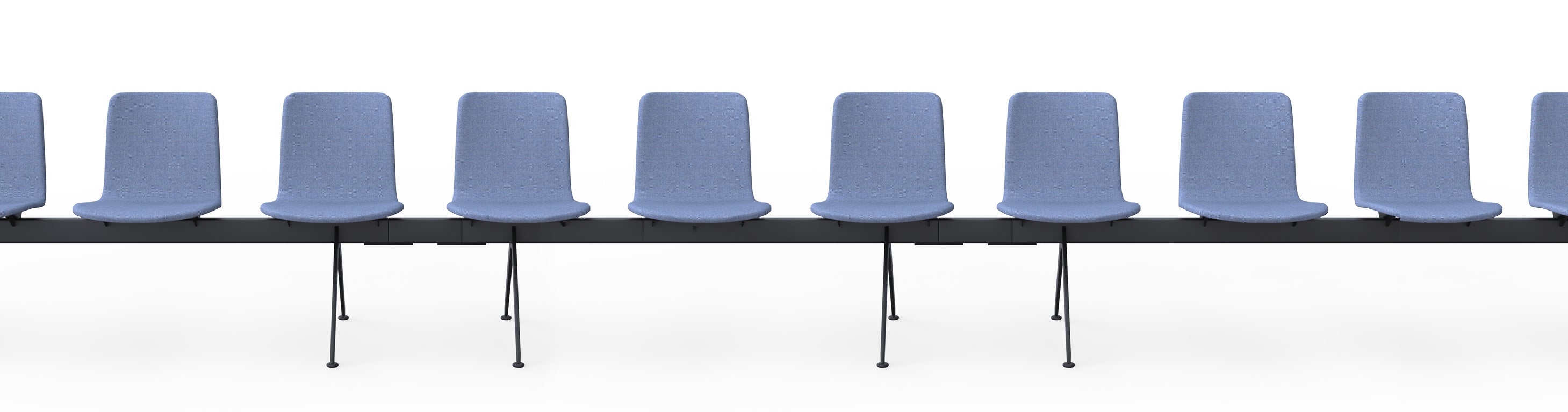 Martela Sola Beam Connected Seating Chair