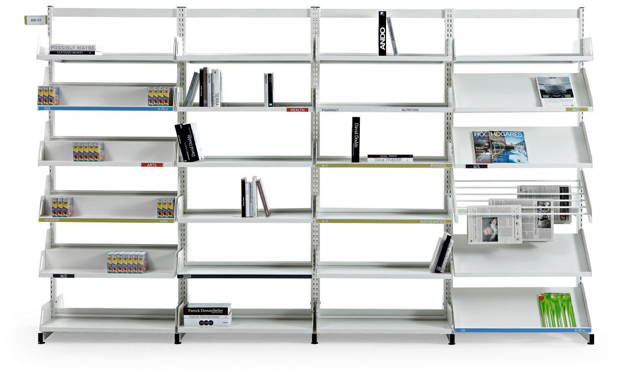 Actiu Level Library Shelving