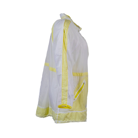 Calvin Klein Women's Plus Size Rain Jacket White Yellow Size 1X