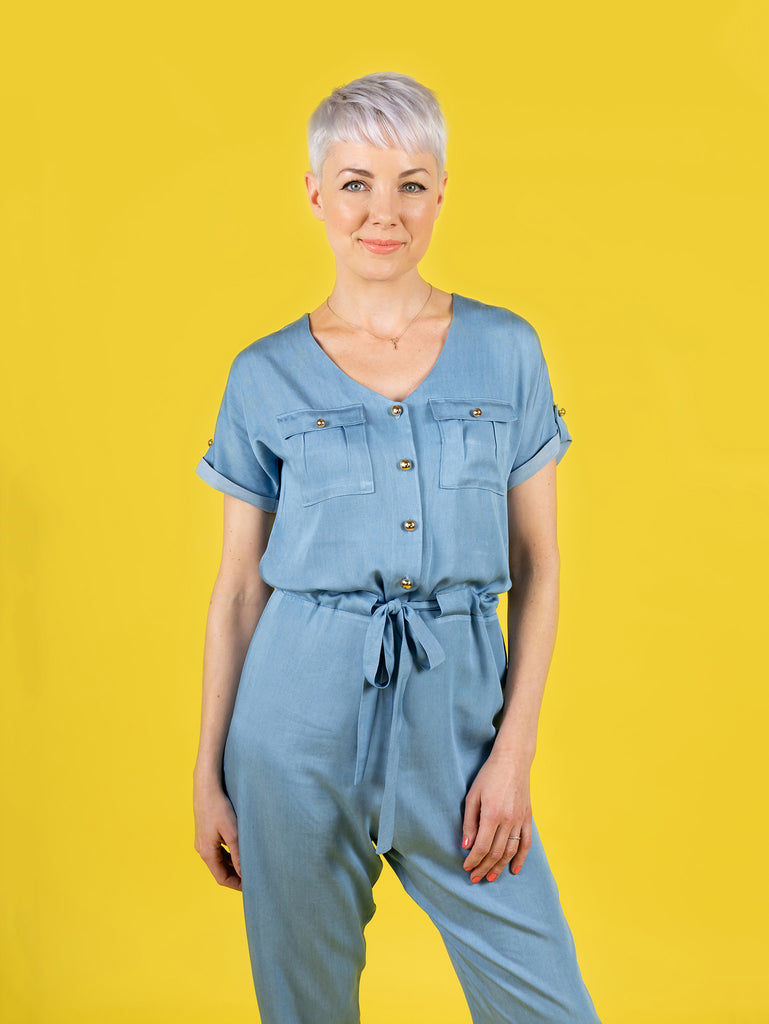 viscose jumpsuit uk