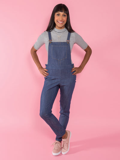 ASOS CURVE Denim Dungaree Dress - inspiration for sewing Cleodenim