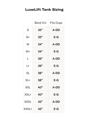 Size Charts – Knix Warehouse Canada