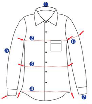 Front shirt measurement