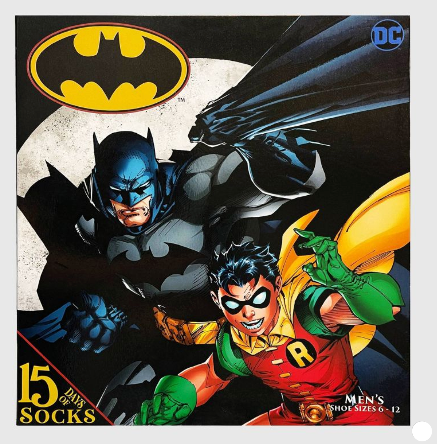 Calendario de Adviento de 15 días de Medias Batman para hombre, 15 uni –  ArticoliPTY