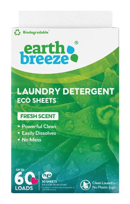 Laundry Detergent  Eco Sheets -- 60 Loads