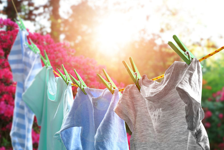 clothes hanging on line