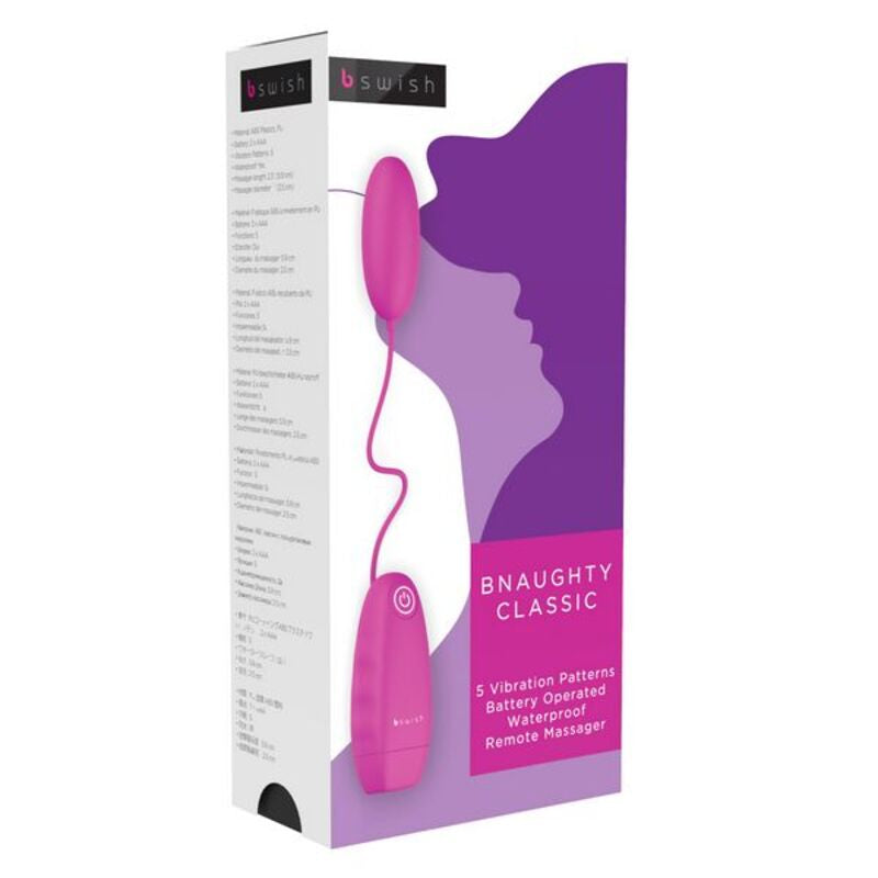 Bnaughty classic bullet vibromasseur b swish. Meilleure boutique de sexshop en France , Belgique, Suisse, Allemagne.