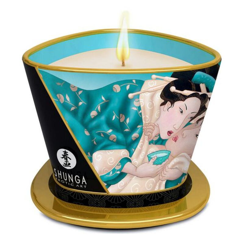 Bougie de massage fleur de lile de shunga 170 ml. Meilleure boutique de sexshop en France , Belgique, Suisse, Allemagne.