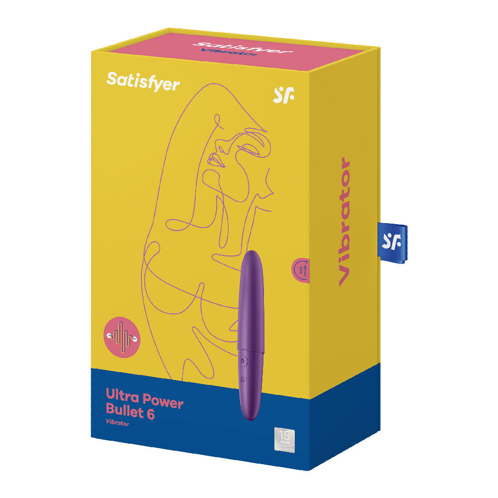 Bullet vibromasseur ultra power satisfyer 6 violet. Meilleure boutique de sexshop en France , Belgique, Suisse, Allemagne.