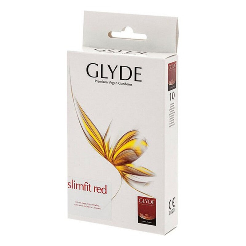 Preservatifs glyde slimfit rouge 17 cm 10 uds. Meilleure boutique de sexshop en France , Belgique, Suisse, Allemagne.