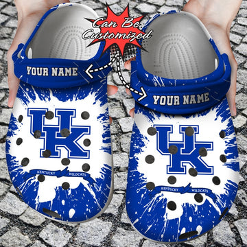 Custom Crocs - Kentucky Wildcats University Sports Basketball Clog Sho