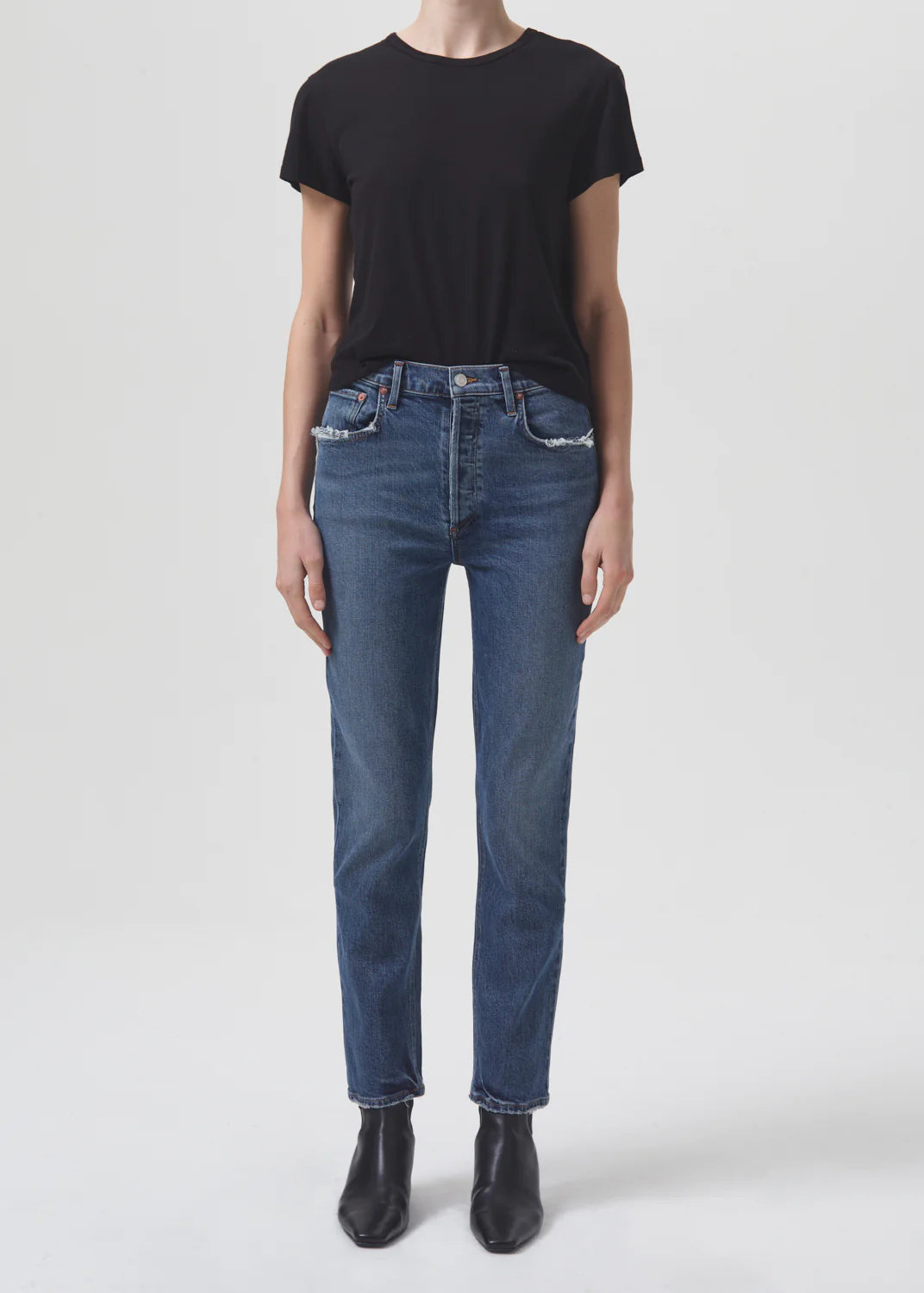 Riley Straight Crop Jean