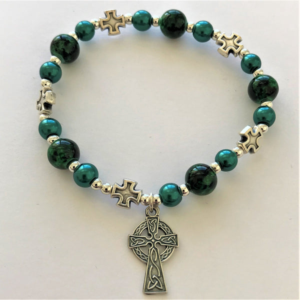 Celtic Cross Stretch Bracelet – Shop Cabrini
