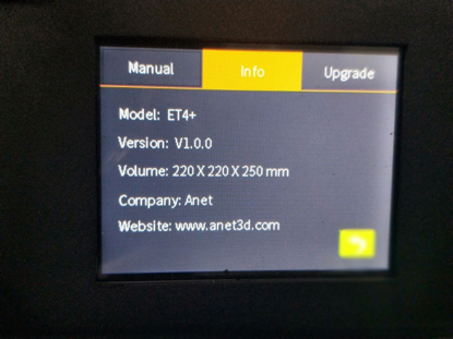 Firmware of ET4+