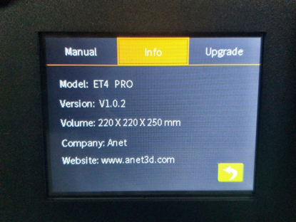 Firmware of ET4 Pro