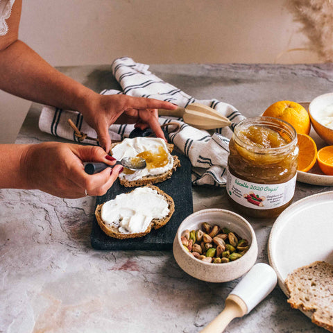 Récolte - Ajoutez la confiture de rhubarbe