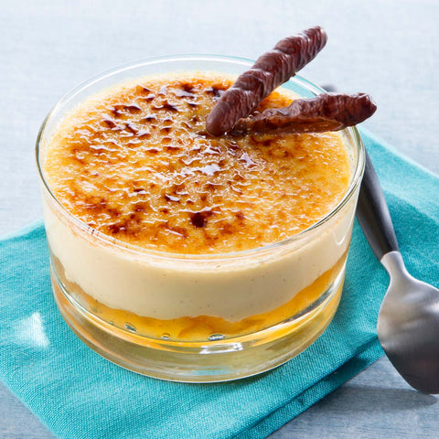 Crème brûlée à l’orange