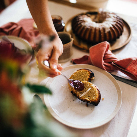 Cake à la coco et confiture Nostalgie fraise