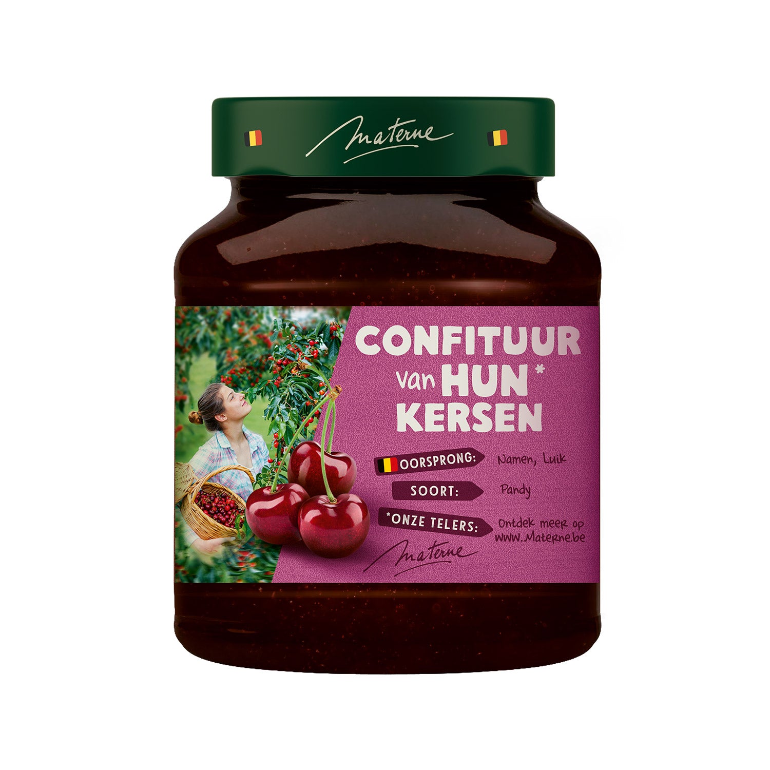 Cerises confites 200g - Gekonfijte kersen