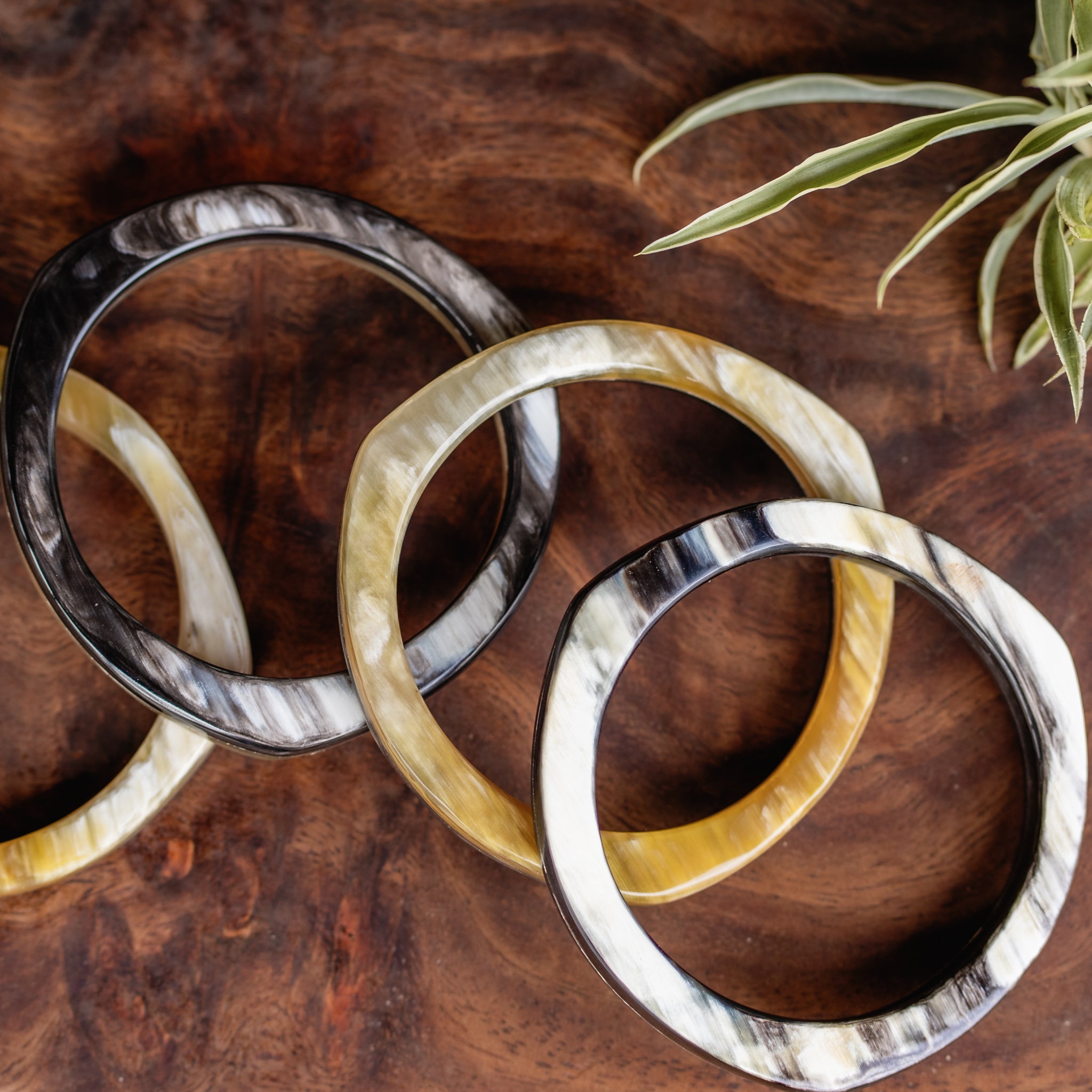 Double-sided Geometric Bangle