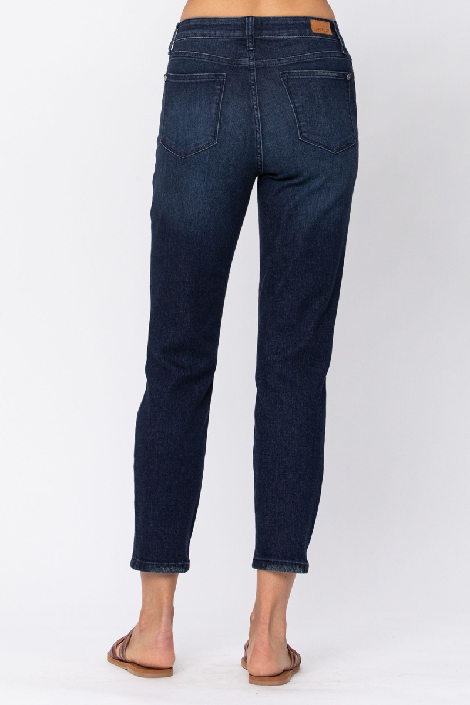 Judy Blue Dark Wash Boyfriend Jeans - Style 8114 Online Exclusive ...