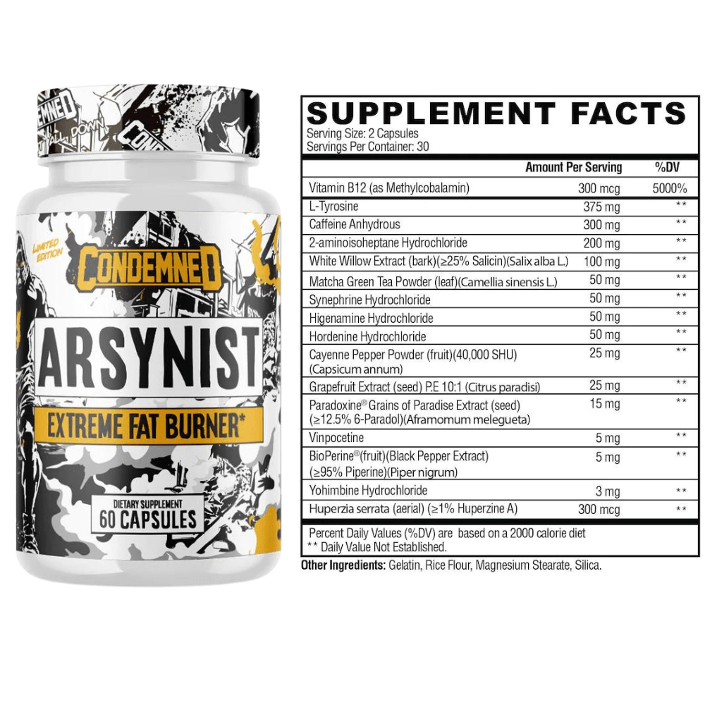 Condemned Labz | Arsynist - Extreme Fat Burner