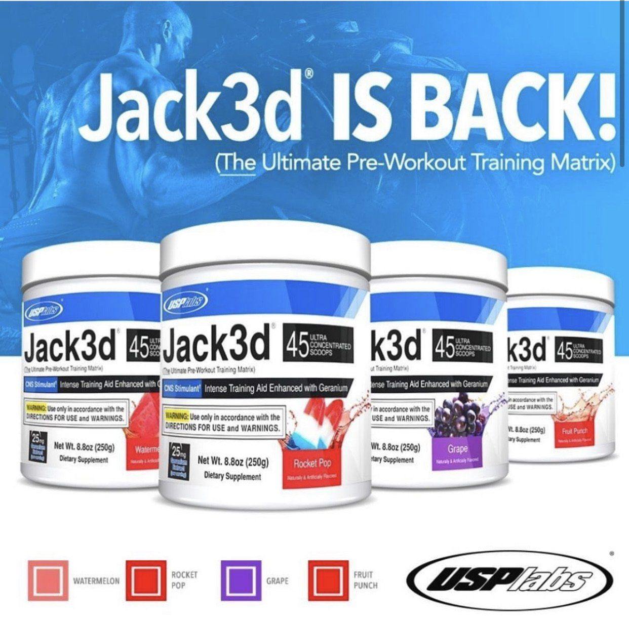 30 Minute Jack 4d pre workout for Build Muscle