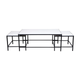 Stone-Type-Nesting-Coffee-Table-In-Black-Colour - sweet pea interiors