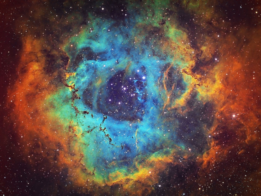 Emissionsnebel NGC 2237, Rosettennebel