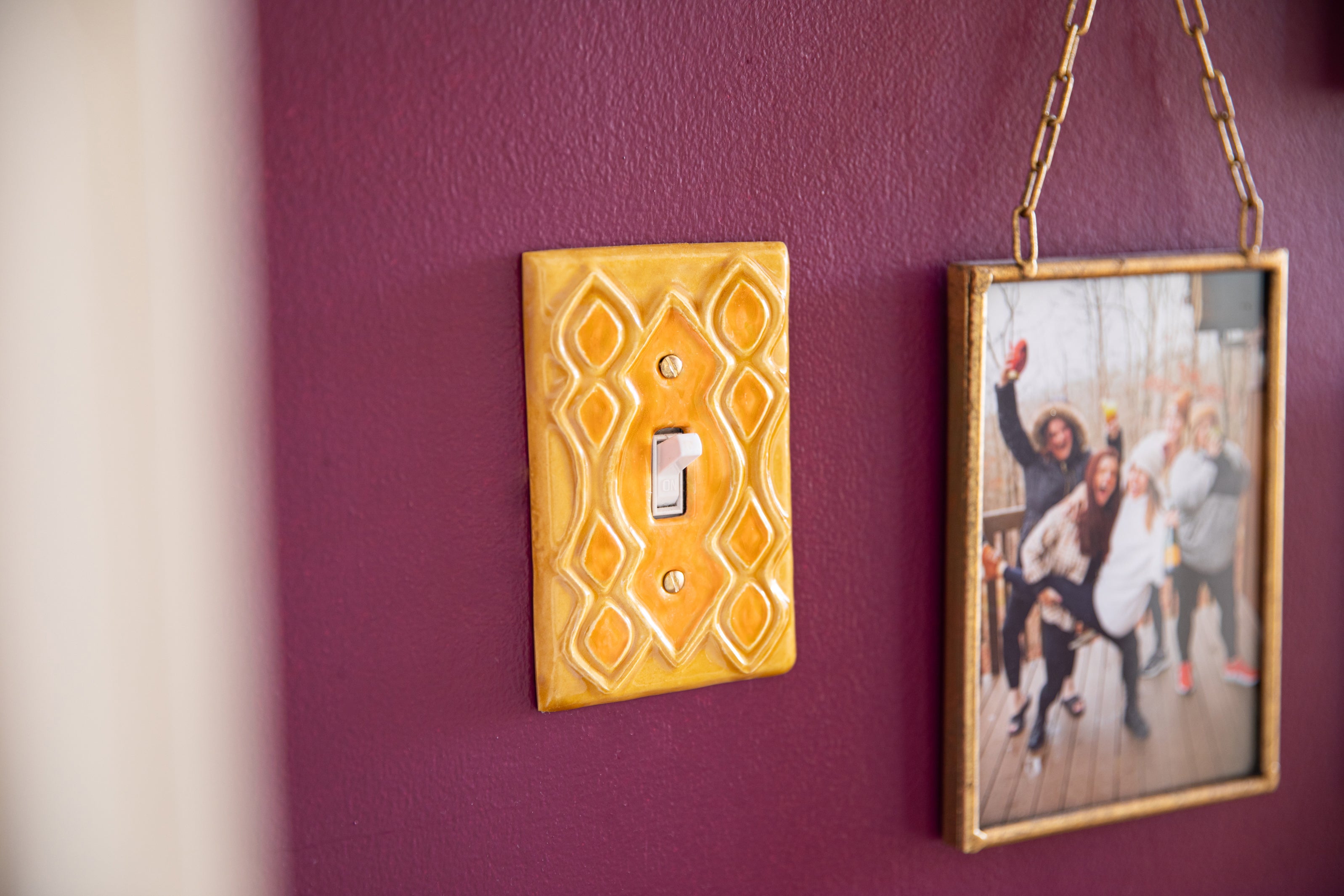 morrocan themed light switch cover