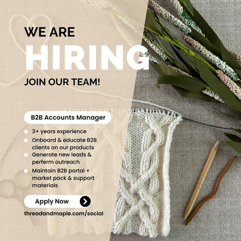We are hiring a B2B accounts manager