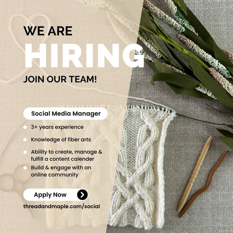 We are hiring a social media manager