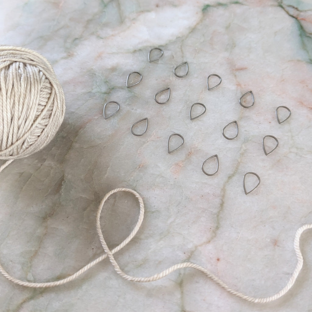 Metal Ring Stitch Markers - 5mm / US8 - 18pcs - SkillfullyTangled