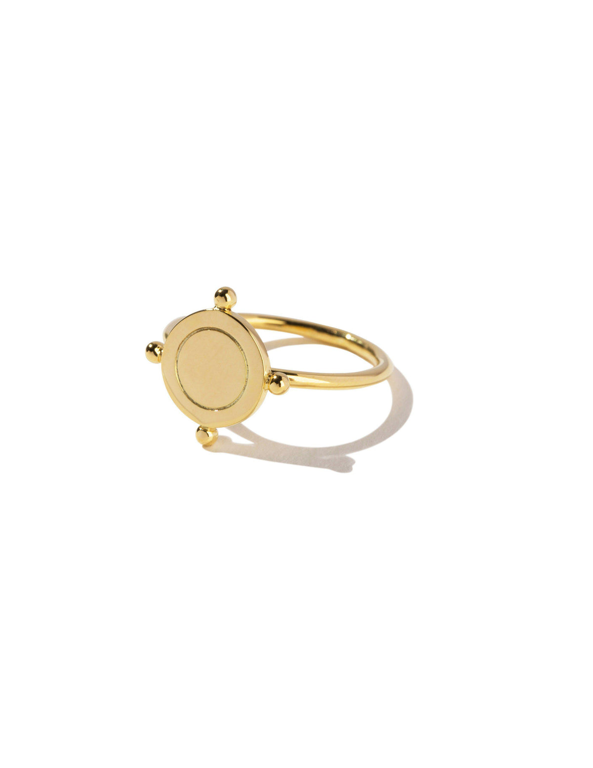 Blind Compass ring Solid gold - Overload Studios