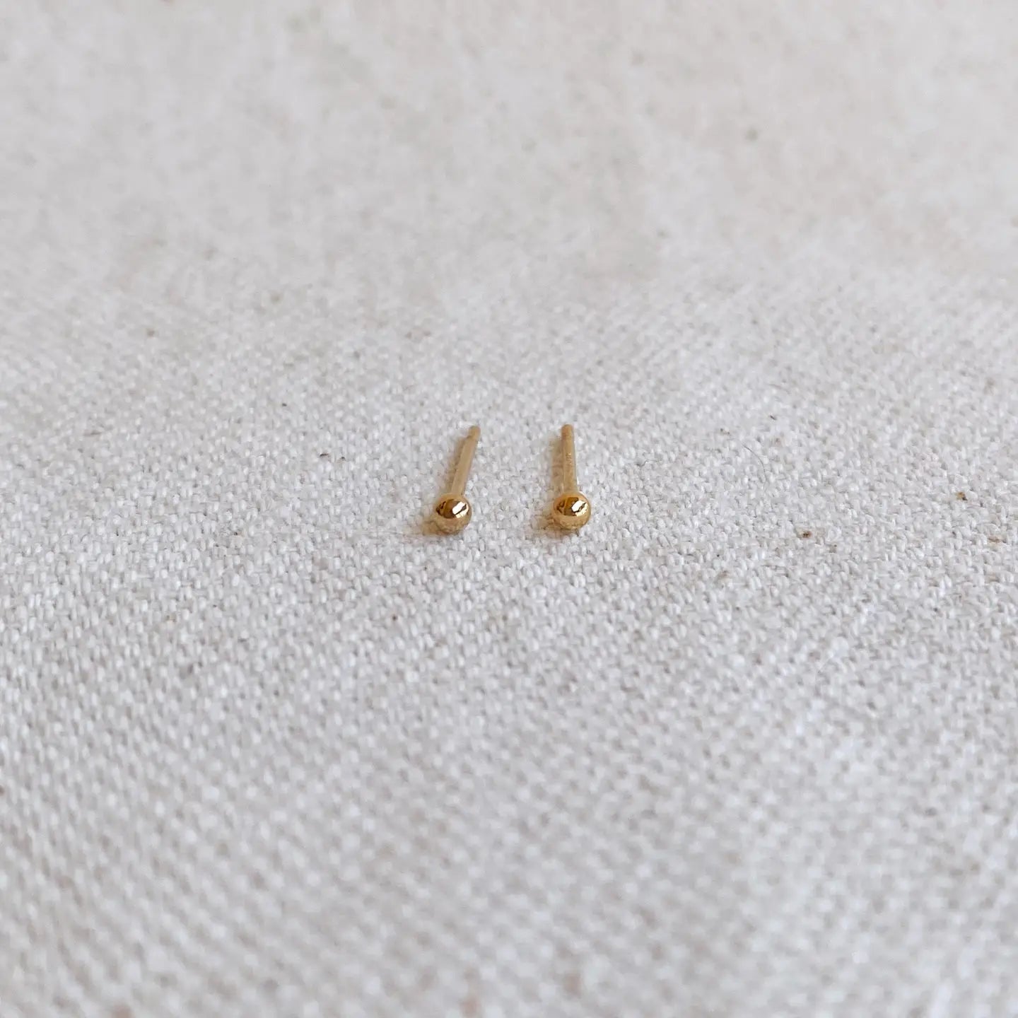 14k Gold Filled 2.0mm Ball Stud Earrings