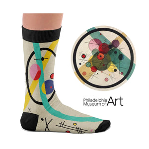 Circles in a Circle Socks - Kemper Museum Shop