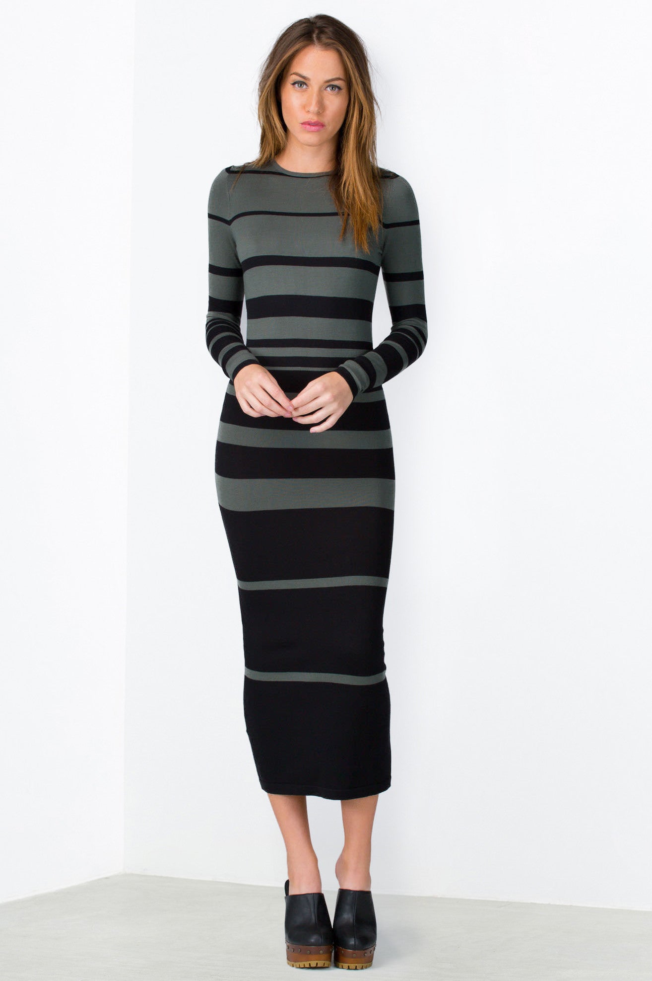 maxi jumper dress zara